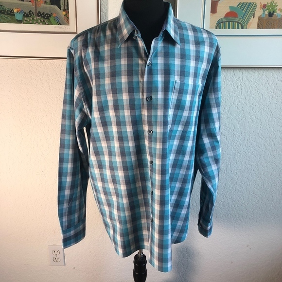 TOMMY Bahama Xtra Large Plaid Long Sleeve Shirt - Picture 1 of 8